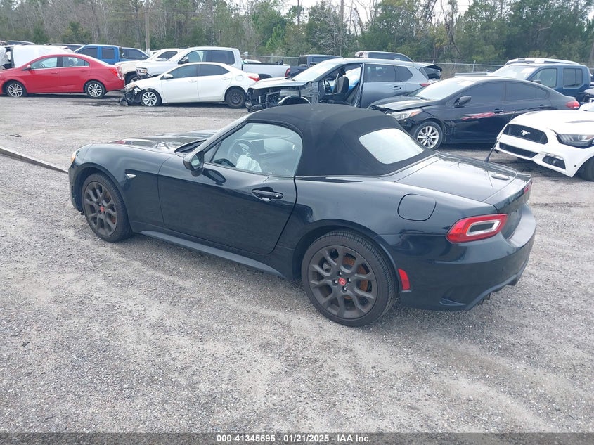 Vin: jc1nfaek3h0125670, lot: 41836029, fiat 124 spider elaborazione abarth 20173