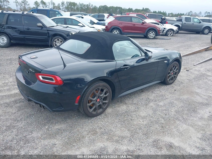 Vin: jc1nfaek3h0125670, lot: 41836029, fiat 124 spider elaborazione abarth 20174