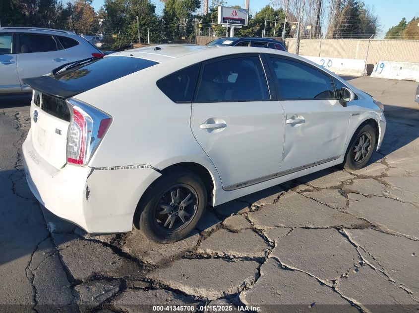 VIN JTDKN3DU1E1739498 2014 TOYOTA PRIUS no.4