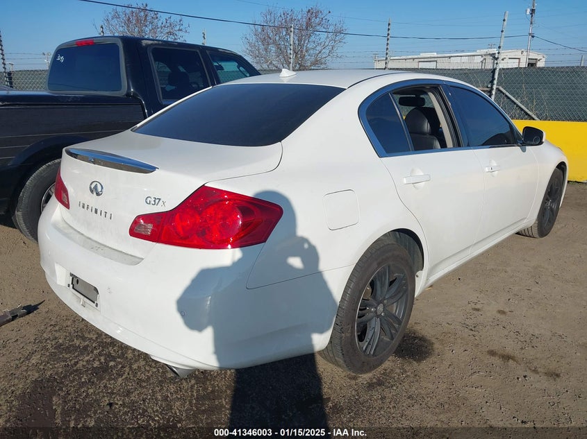 Vin: jn1cv6ar4bm406473, lot: 41836438, infiniti g37x 20114