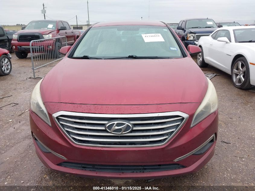 VIN 5NPE24AF6FH174404 2015 Hyundai Sonata, SE no.6