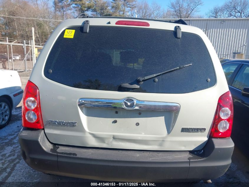 2006 Mazda Tribute VIN: 4FYZ92Z66KM10050 Lot: 41346153
