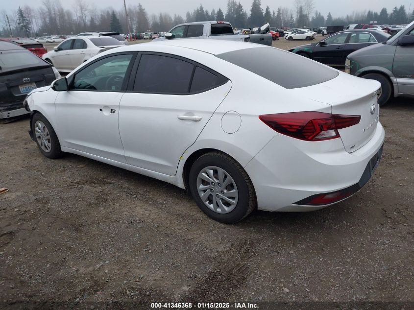 2019 HYUNDAI ELANTRA SE - 5NPD74LF8KH481898