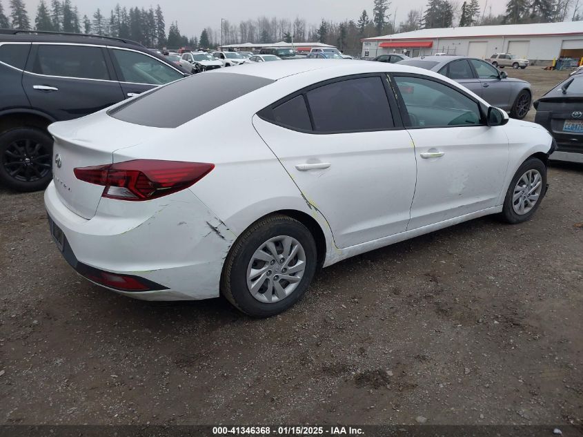 VIN 5NPD74LF8KH481898 2019 Hyundai Elantra, SE no.4