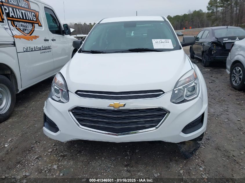 2016 Chevrolet Equinox Ls VIN: 1GNFLEEK4GZ100172 Lot: 41346501