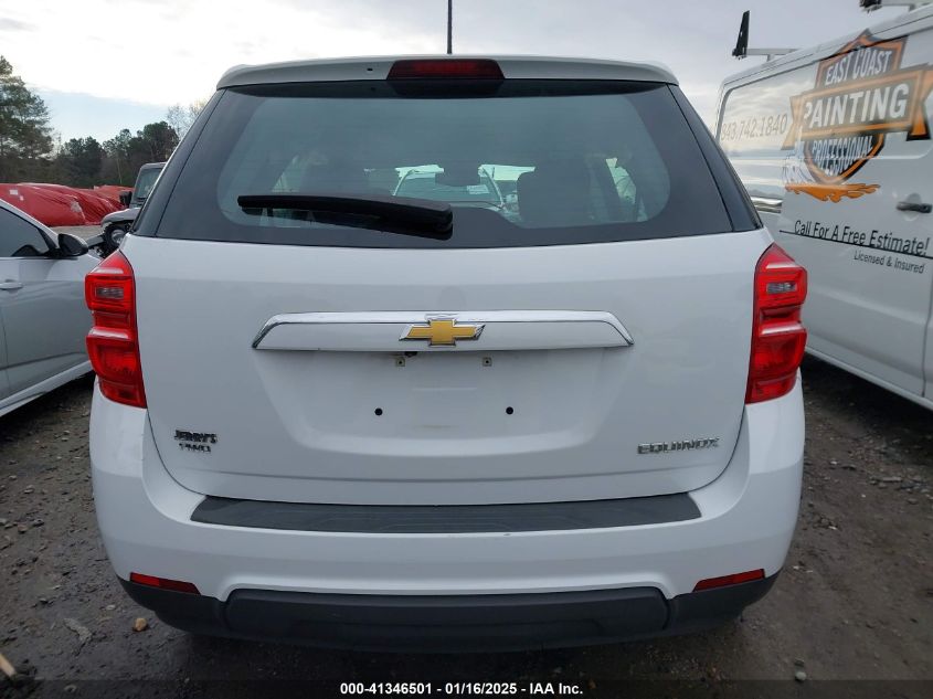 2016 Chevrolet Equinox Ls VIN: 1GNFLEEK4GZ100172 Lot: 41346501