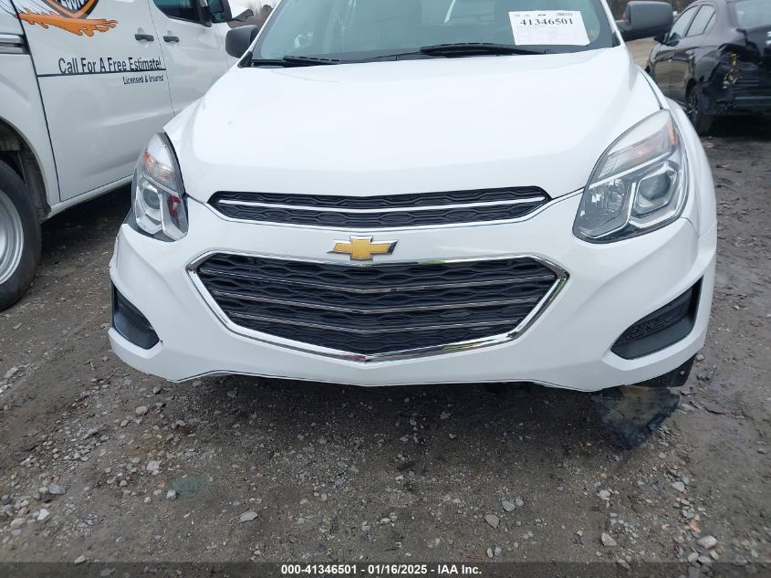 2016 Chevrolet Equinox Ls VIN: 1GNFLEEK4GZ100172 Lot: 41346501
