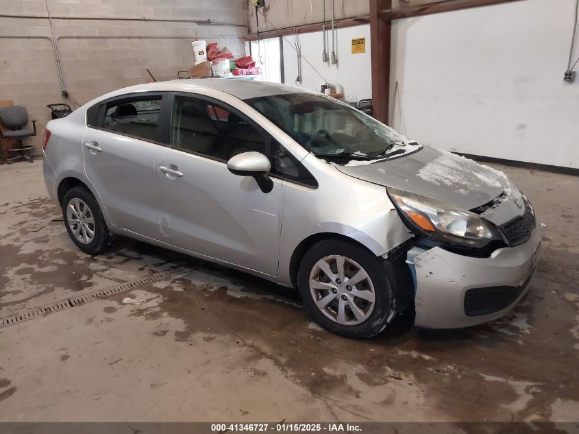 VIN KNADM4A31E6394650 2014 KIA Rio, LX no.1