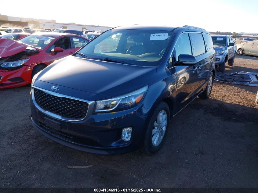 VIN KNDMC5C18H6252954 2017 KIA SEDONA no.2