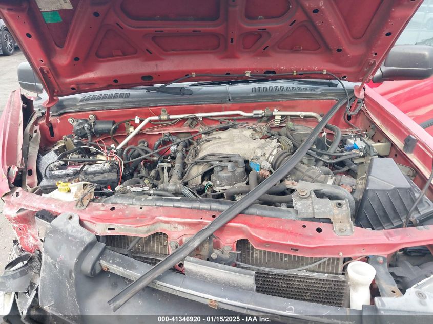 2002 Nissan Frontier Xe-V6 VIN: 1N6ED29X12C314583 Lot: 41346920