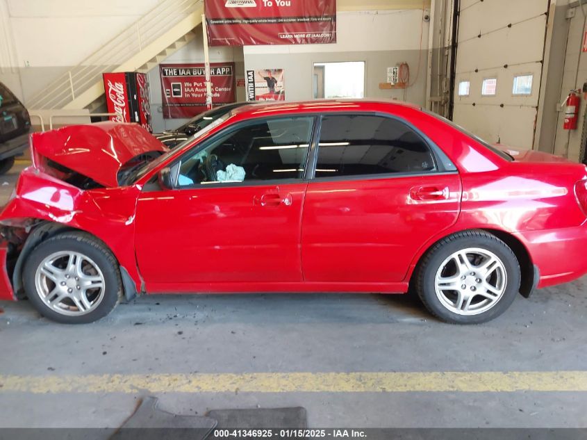 2005 Subaru Impreza 2.5Rs VIN: JF1GD67575H519911 Lot: 41346925