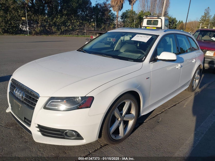 2012 AUDI A4 VIN: WAUWFAFL4CA006539