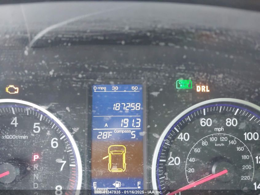 2011 Honda Cr-V Ex-L VIN: 5J6RE4H79BL117704 Lot: 41347935