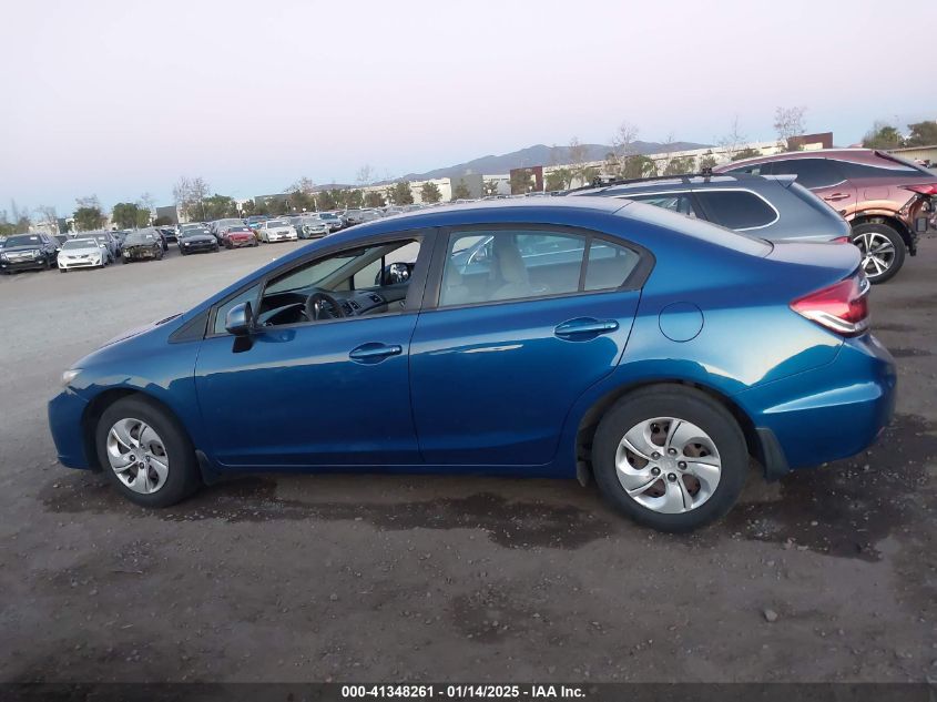 VIN 19XFB2F59DE227803 2013 HONDA CIVIC no.14