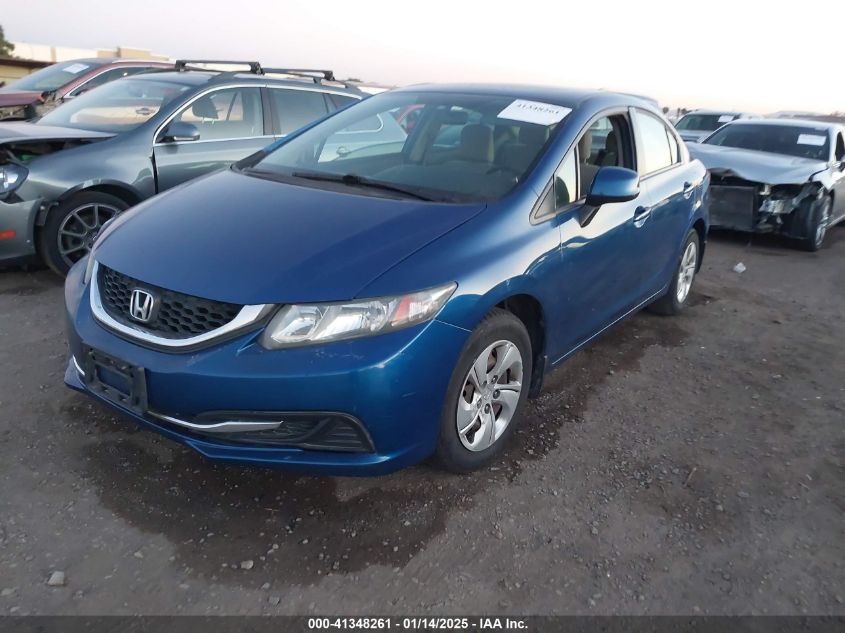 VIN 19XFB2F59DE227803 2013 HONDA CIVIC no.2