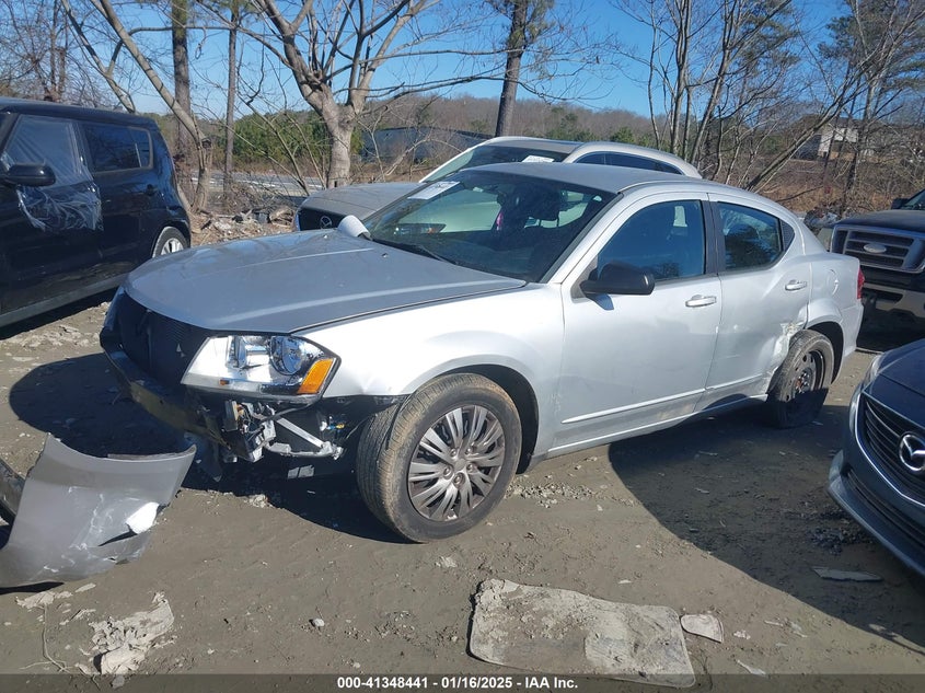 2012 DODGE AVENGER VIN: 1C3CDZABXCN253098