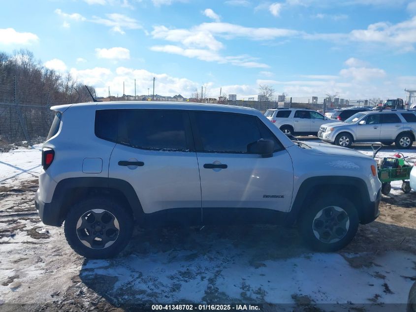 VIN ZACCJBAW0GPD20125 2016 Jeep Renegade, Sport no.13