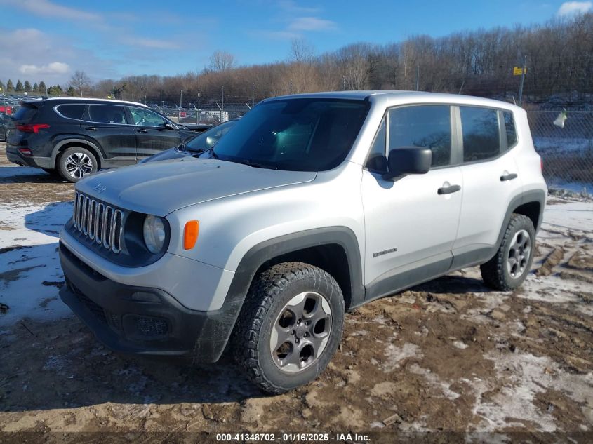 VIN ZACCJBAW0GPD20125 2016 Jeep Renegade, Sport no.2