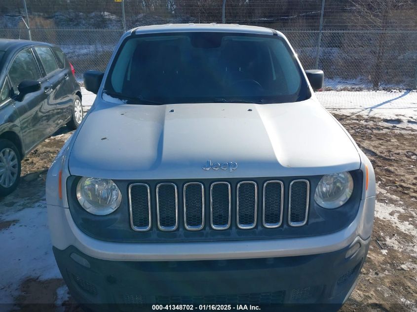 VIN ZACCJBAW0GPD20125 2016 Jeep Renegade, Sport no.6