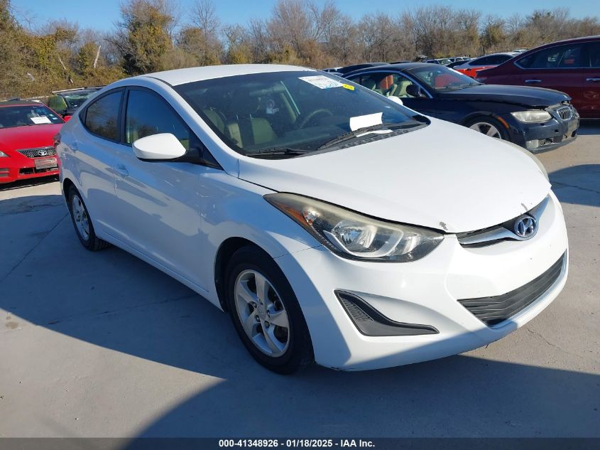 VIN 5NPDH4AE6FH650748 2015 Hyundai Elantra, SE no.1