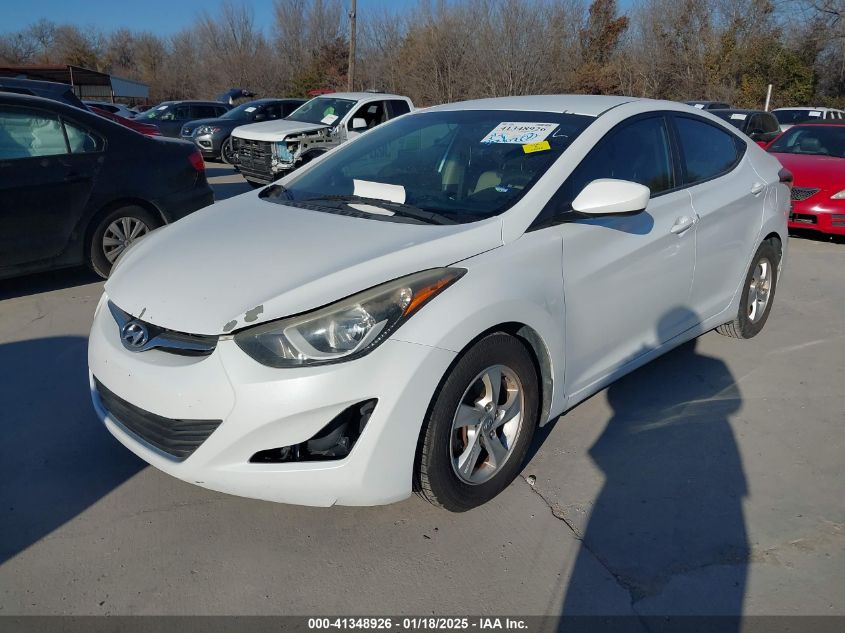 VIN 5NPDH4AE6FH650748 2015 Hyundai Elantra, SE no.2