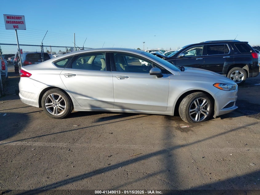 2018 FORD FUSION VIN: 3FA6P0H74JR125825