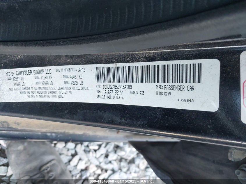 2014 DODGE AVENGER SE - 1C3CDZAB5EN154689