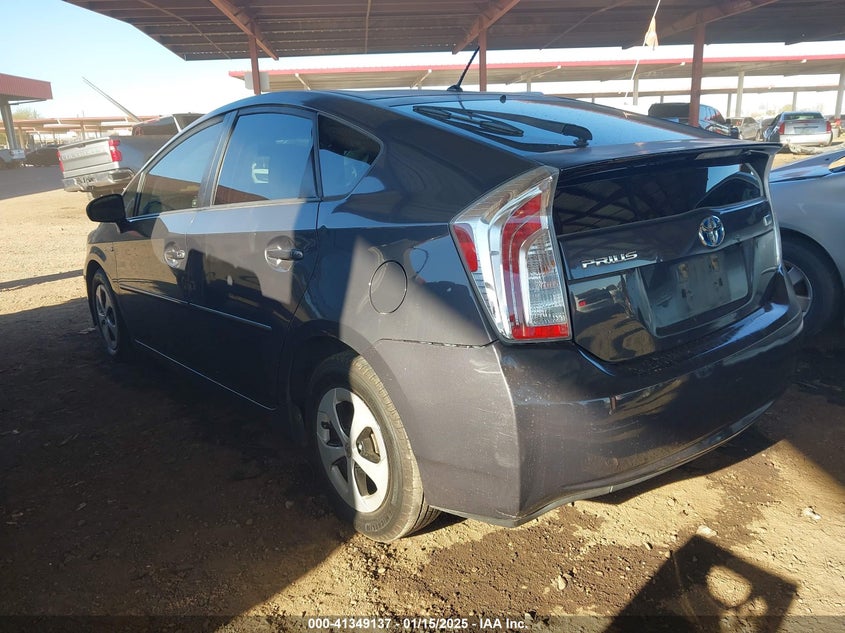 2012 TOYOTA PRIUS VIN: JTDKN3DU0C5491198