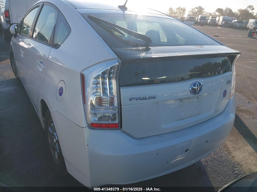 2011 TOYOTA PRIUS VIN: JTDKN3DU2B0277485