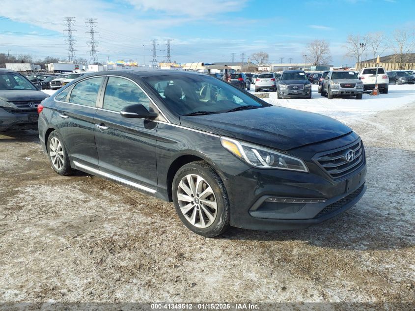 VIN 5NPE34AF9GH298990 2016 Hyundai Sonata, Sport no.1