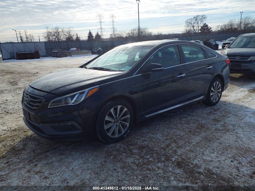 VIN 5NPE34AF9GH298990 2016 Hyundai Sonata, Sport no.2