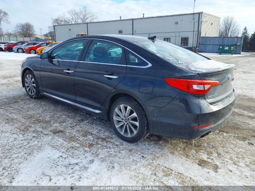 VIN 5NPE34AF9GH298990 2016 Hyundai Sonata, Sport no.3