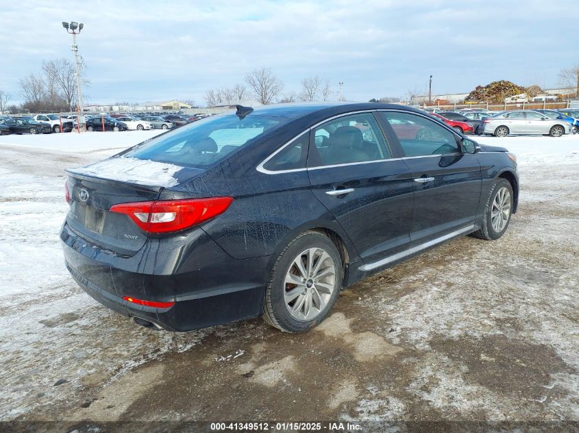 VIN 5NPE34AF9GH298990 2016 Hyundai Sonata, Sport no.4