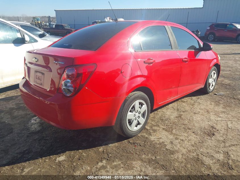 VIN 1G1JA5SH7G4163256 2016 CHEVROLET SONIC no.4