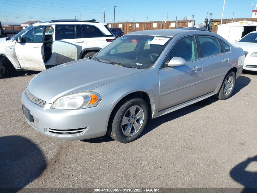 VIN 2G1WF5E39D1250106 2013 Chevrolet Impala, LS no.2