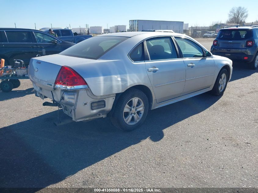 VIN 2G1WF5E39D1250106 2013 Chevrolet Impala, LS no.4