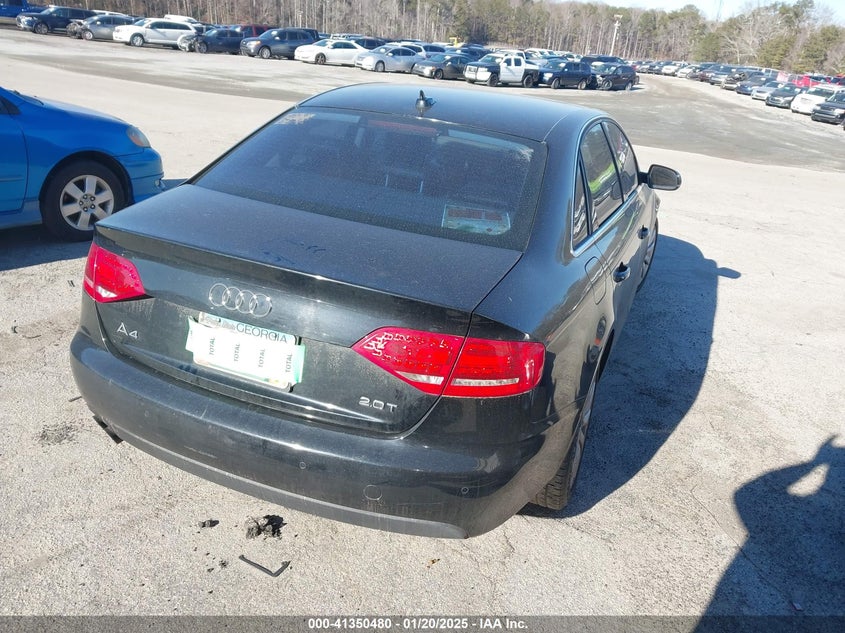 Vin: wauefafl4an016005, lot: 41840934, audi a4 2.0t premium 20104