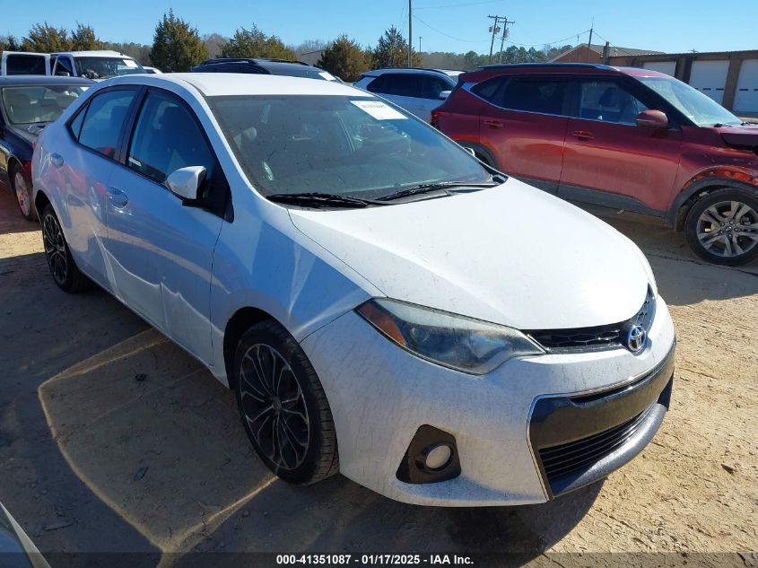 2015 TOYOTA COROLLA S PLUS - 2T1BURHE5FC453515