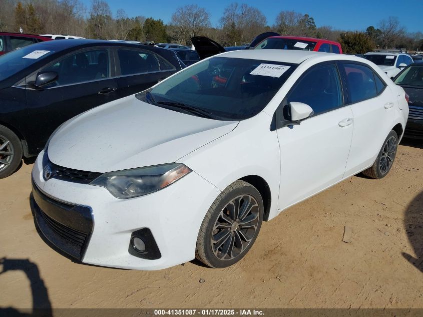 VIN 2T1BURHE5FC453515 2015 Toyota Corolla, S Plus no.2