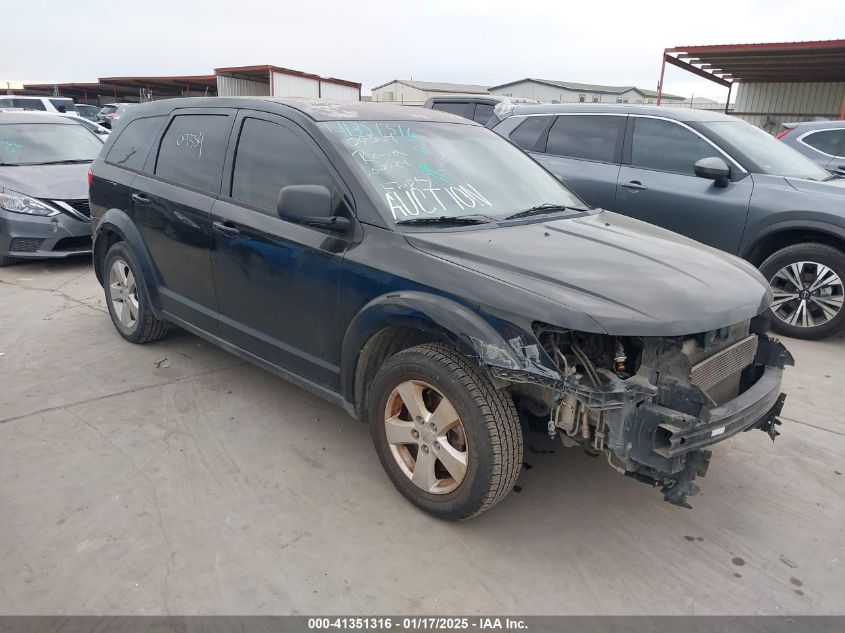 VIN 3C4PDCAB1DT509334 2013 DODGE JOURNEY no.1