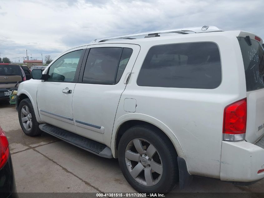 2011 Nissan Armada Sl VIN: 5N1BA0NDXBN605789 Lot: 41351515