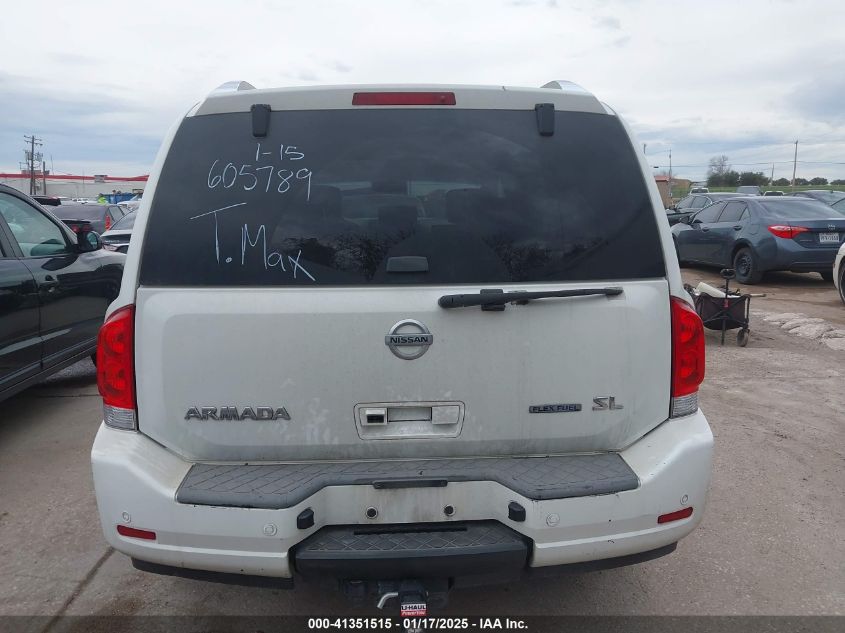 2011 Nissan Armada Sl VIN: 5N1BA0NDXBN605789 Lot: 41351515