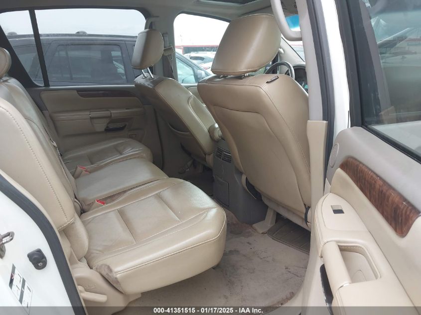 2011 Nissan Armada Sl VIN: 5N1BA0NDXBN605789 Lot: 41351515