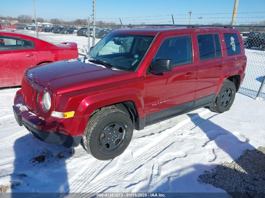 VIN 1C4NJPBB4FD399703 2015 JEEP PATRIOT no.2