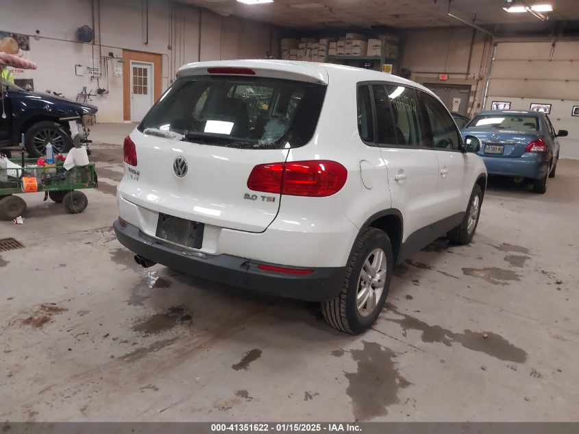 VIN WVGAV3AX8EW584599 2014 Volkswagen Tiguan, S no.4