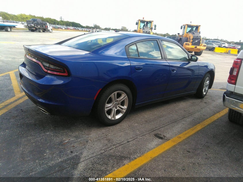 VIN 2C3CDXBG5NH197565 2022 DODGE CHARGER SXT RWD