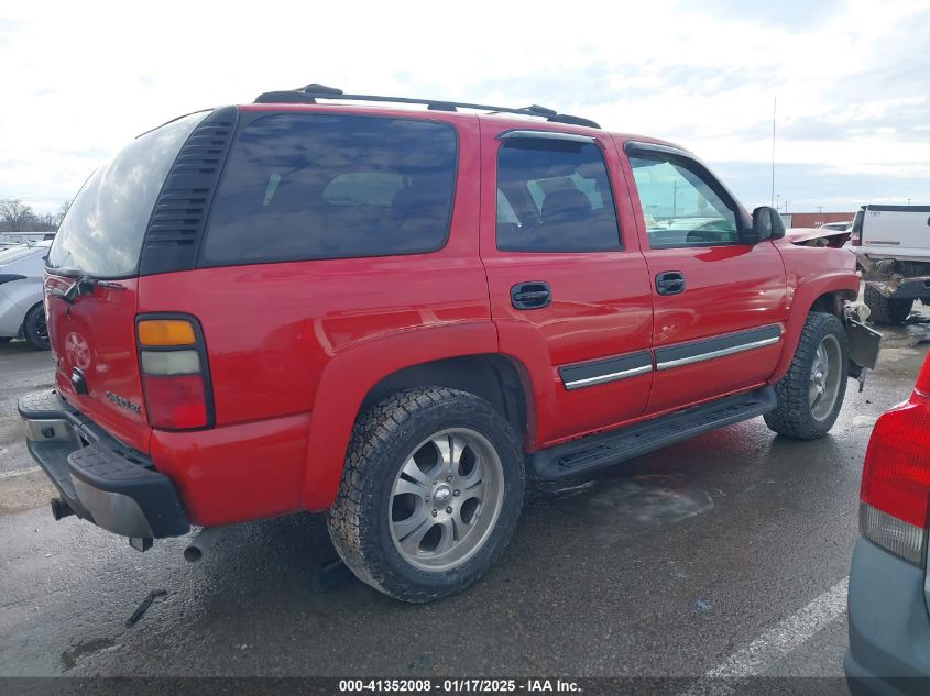 2004 Chevrolet Tahoe Lt VIN: 1GNEK13284R267153 Lot: 41352008