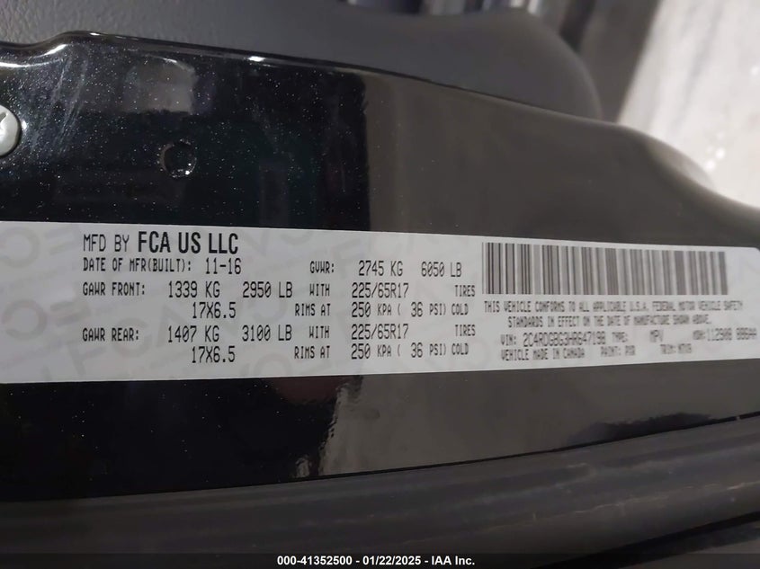 2017 DODGE GRAND CARAVAN SE PLUS - 2C4RDGBG3HR647198