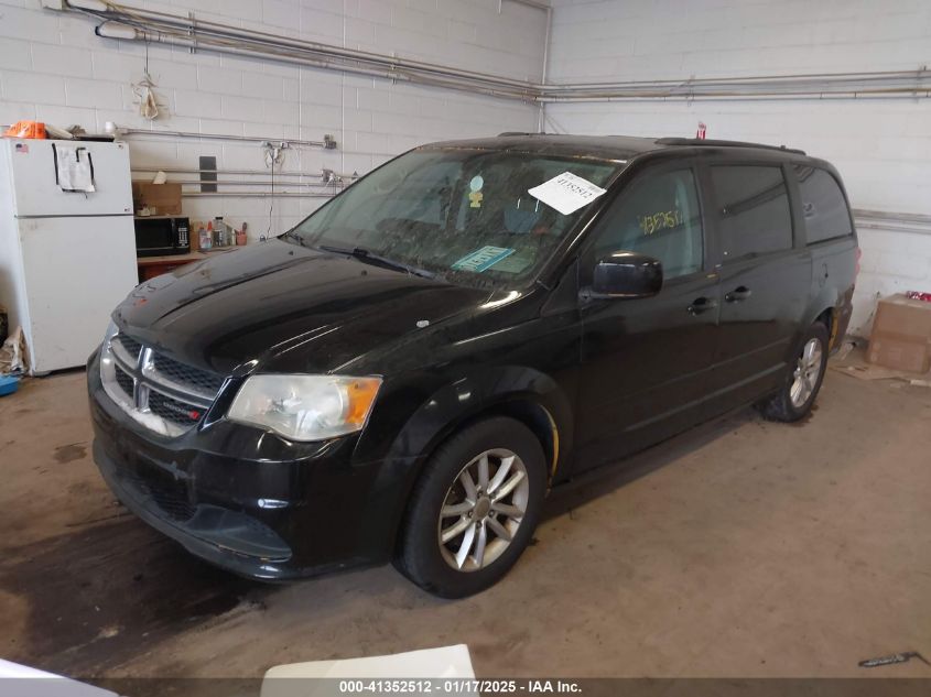 VIN 2C4RDGCG8ER205382 2014 Dodge Grand Caravan, Sxt no.2