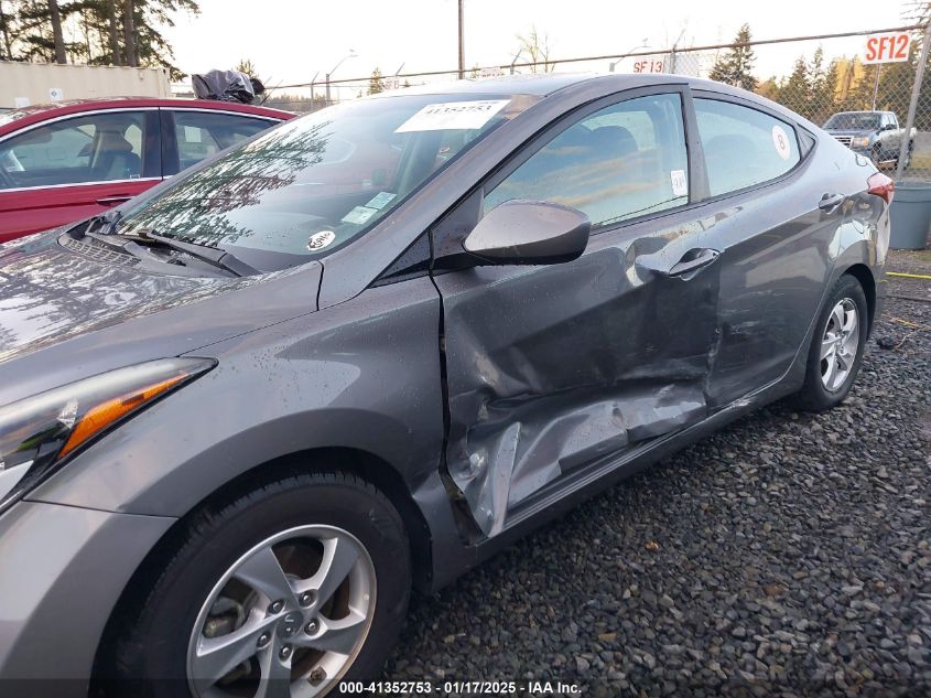 VIN 5NPDH4AE6EH515882 2014 Hyundai Elantra, SE no.6